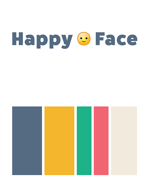 Happy Face logo and brand colors