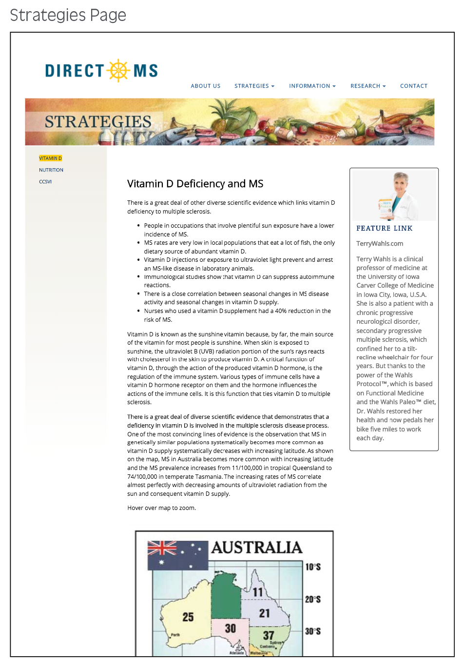 Direct-MS Strategies Page