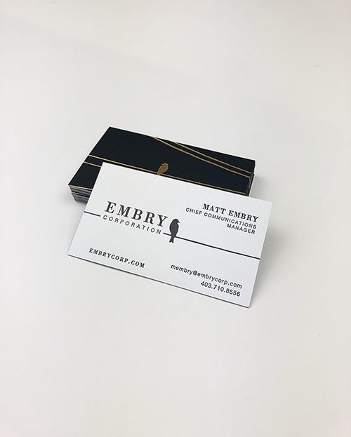 bird business card