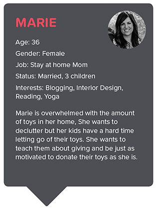 persona description for marie